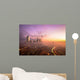 Foggy and Colorful Sunrise Wall Decal