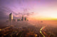 Foggy and Colorful Sunrise Wall Decal