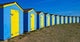 Row Blue and Yellow Wall Decal