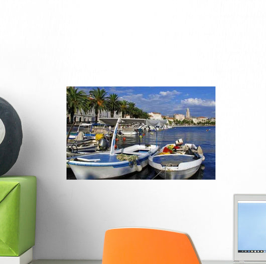 Split Port and City Wall Decal