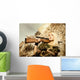 Beautiful Woman Soldier with Wall Decal