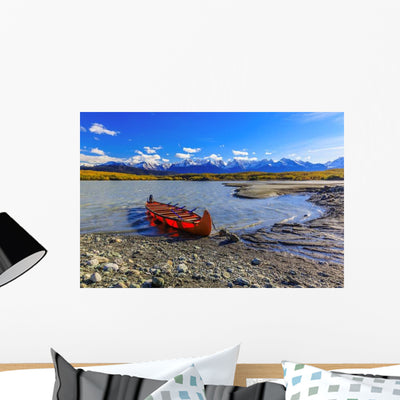 Skagway Alaska Wall Decal shown on a wall