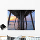 From under Beach Pier Wall Decal