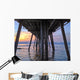 From under Beach Pier Wall Decal