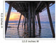 From under Beach Pier Wall Decal