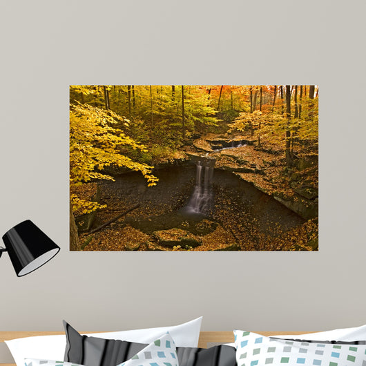 Blue Hen Waterfall Wall Decal