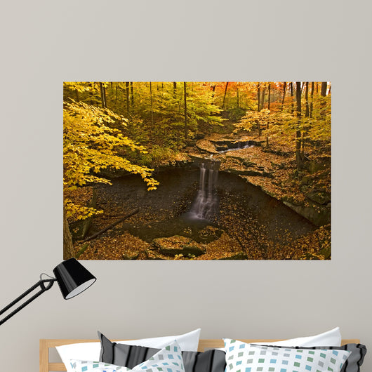 Blue Hen Waterfall Wall Decal