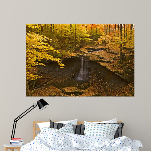Blue Hen Waterfall Wall Decal