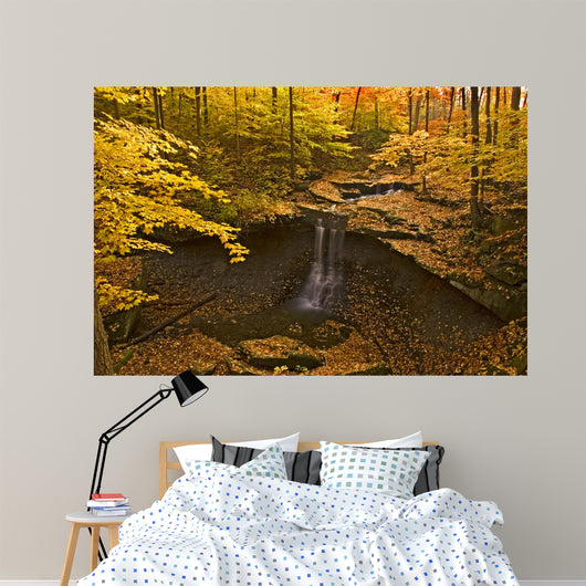 Blue Hen Waterfall Wall Decal