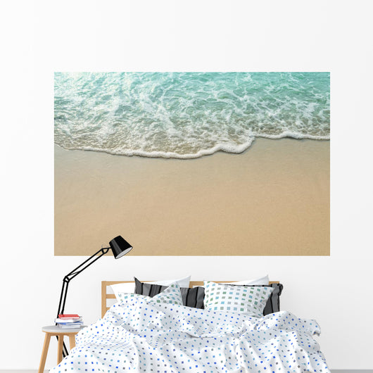 Sand Beach and Wave Wall Decal