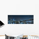 New York Cityscape Night Wall Decal