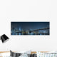 New York Cityscape Night Wall Decal