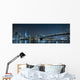 New York Cityscape Night Wall Decal