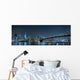 New York Cityscape Night Wall Decal