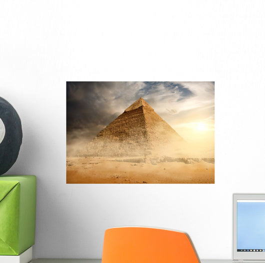 Pyramid Sand Dust Wall Decal