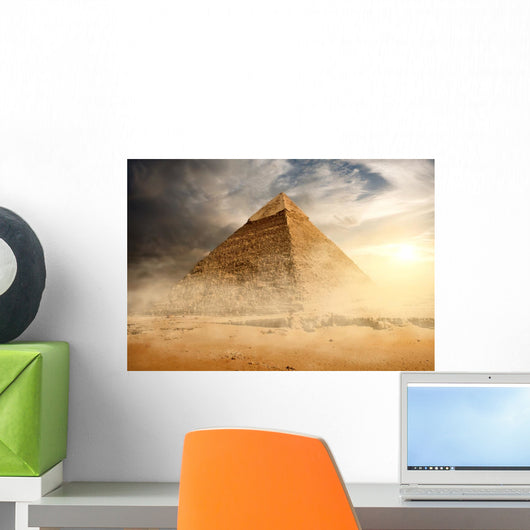 Pyramid Sand Dust Wall Decal