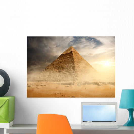 Pyramid Sand Dust Wall Decal