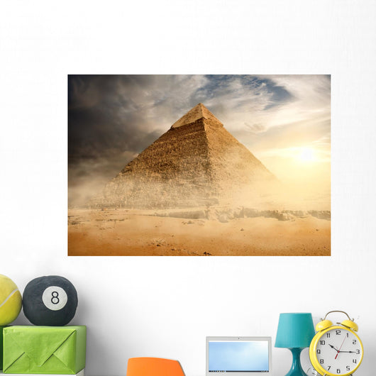 Pyramid Sand Dust Wall Decal