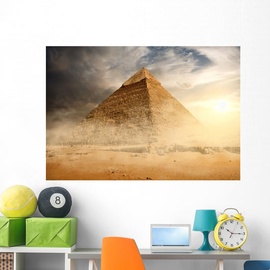Pyramid Sand Dust Wall Decal