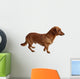 Dog Dachshund White Wall Decal