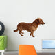 Dog Dachshund White Wall Decal