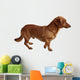 Dog Dachshund White Wall Decal