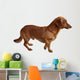 Dog Dachshund White Wall Decal