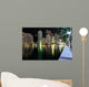 Miami Brickell Nightscape Wall Decal