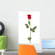 Long Stem Rose Wall Decal