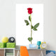 Long Stem Rose Wall Decal