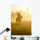 Cowboy Silhouette Galloping and Wall Decal