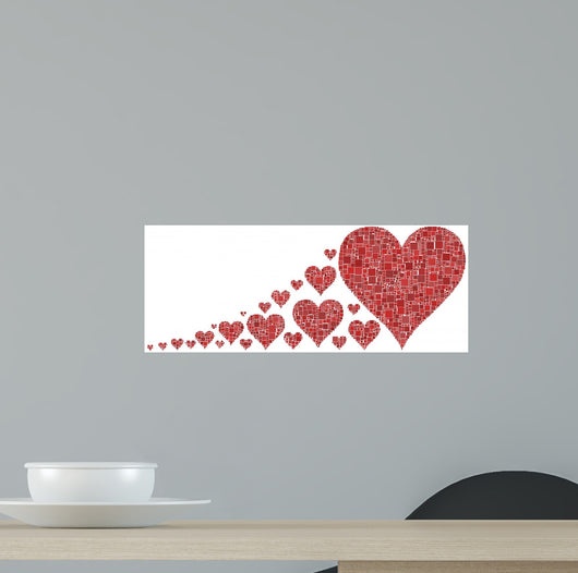 Serie Di Cuori Wall Decal