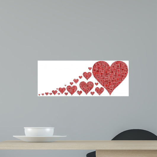 Serie Di Cuori Wall Decal