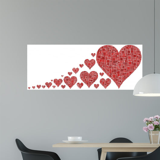 Serie Di Cuori Wall Decal