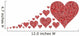 Serie Di Cuori Wall Decal