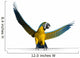 Macaw Sign Edge Wall Decal