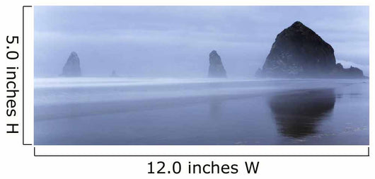 Morning Haystack Rock Oregon Wall Decal