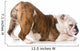 Dog with Bum up Wall Decal