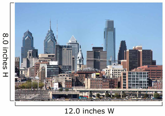 Philadelphia Skyline Wall Decal