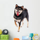 Siba Inu Dog White Wall Decal