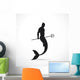 Male Mermaid Symbol Wall Decal