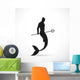 Male Mermaid Symbol Wall Decal