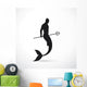 Male Mermaid Symbol Wall Decal