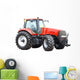 Close-up New Red Tractor Wall Decal