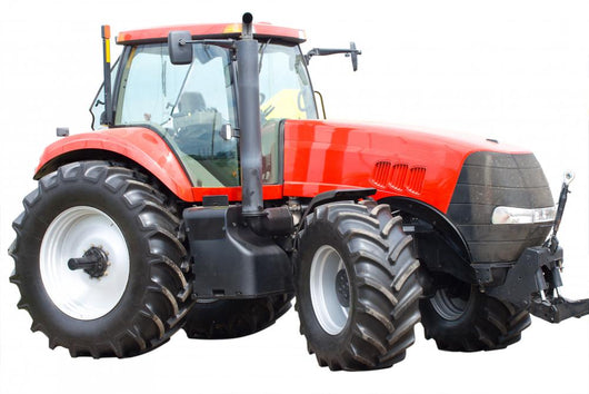 Close-up New Red Tractor Wall Decal
