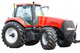 Close-up New Red Tractor Wall Decal