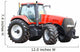 Close-up New Red Tractor Wall Decal