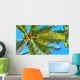Coconut Palm Tree Perspective Wall Decal