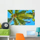 Coconut Palm Tree Perspective Wall Decal