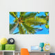 Coconut Palm Tree Perspective Wall Decal